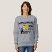 Schroeder Charlie Brown Music Sweatshirt (Vorne ganz)