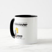 Schroeder Charlie Brown Music Tasse (Vorderseite Links)