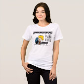 Schroeder Charlie Brown Music Tri-Blend Shirt (Vorderseite voll)