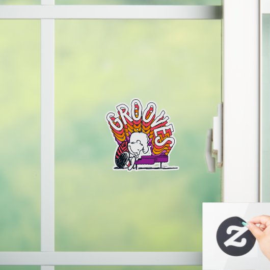 Schroeder - Grooves Fensteraufkleber (Zuhause)