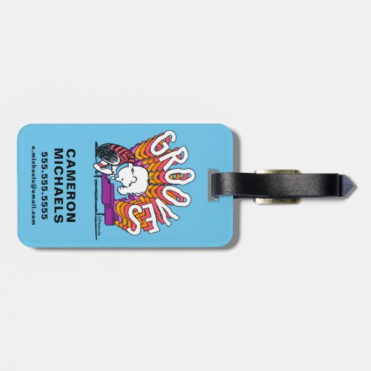 Schroeder - Grooves Gepäckanhänger (Rückseite horizontal)