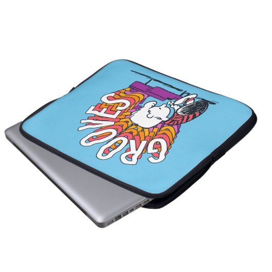 Schroeder - Grooves Laptopschutzhülle (Vorne Knopf)