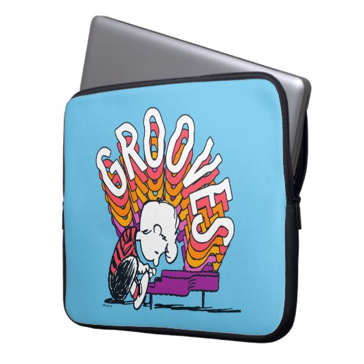 Schroeder - Grooves Laptopschutzhülle (Vorderseite Links)