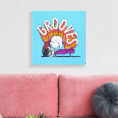 Schroeder - Grooves Leinwanddruck (Insitu (Wohnzimmer))