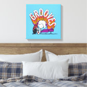 Schroeder - Grooves Leinwanddruck (Insitu (Schlafzimmer))