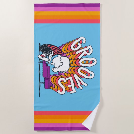 Schroeder - Grooves Strandtuch (Vorderseite)