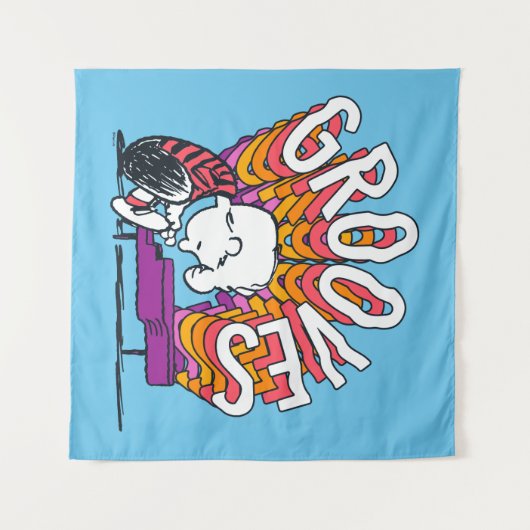 Schroeder - Grooves Wandteppich (Vorderseite (Horizontal))