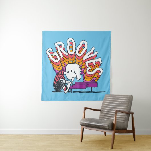 Schroeder - Grooves Wandteppich (Beispiel)