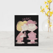 Schroeder & Lucy Valentinstag-Kuss Karte (Gelbe Blume)