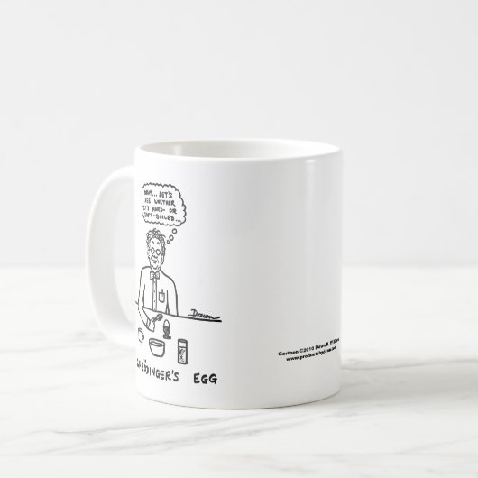 Schroedinger-Tasse Egg Kaffeetasse (Vorderseite Links)