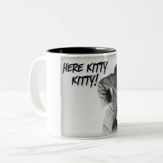 Schroedingers Katze Zweifarbige Tasse (Vorderseite Links)