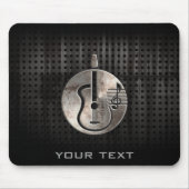 Schroffe Akustikgitarre Mousepad (Vorne)