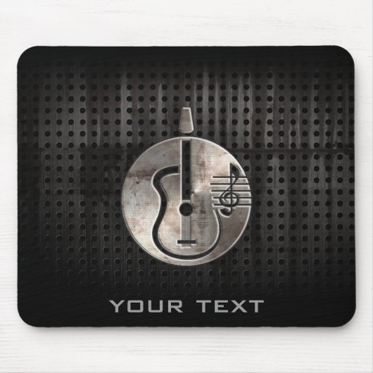 Schroffe Akustikgitarre Mousepad (Vorne)