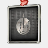 Schroffe Akustikgitarre Ornament Aus Metall (Links)