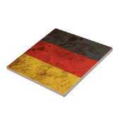 Schroffe deutsche Flagge Fliese (Seite)