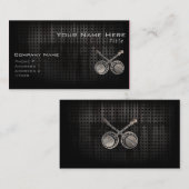 Schroffe Duellbanjos Visitenkarte (Vorne/Hinten)