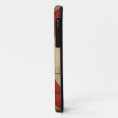 Schroffe hölzerne Florida-Flagge Case-Mate iPhone Hülle (Hinten/Links)