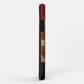 Schroffe hölzerne Iowa-Flagge Case-Mate iPhone Hülle (Hinten/Rechts)