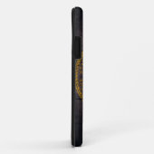 Schroffe hölzerne Nebraska-Flagge Case-Mate iPhone Hülle (Hinten/Rechts)