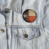 Schroffe hölzerne Texas-Flagge Button (Beispiel)