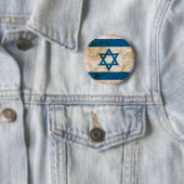 Schroffe israelische Flagge Button (Beispiel)