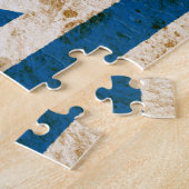 Schroffe israelische Flagge Puzzle (Seite)