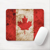 Schroffe kanadische Flagge Mousepad (Mit Mouse)