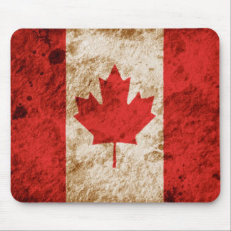 Schroffe kanadische Flagge Mousepad
