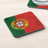 Schroffe portugiesische Flagge Untersetzer (Linke Seite)