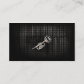 Schroffe Trompete Visitenkarte (Rückseite)