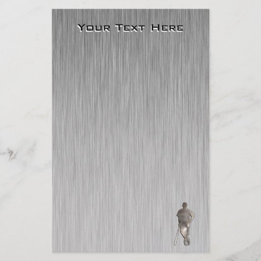 Schroffer Baseball Briefpapier (Vorderseite)