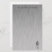 Schroffer Baseball Briefpapier (Vorne/Hinten)