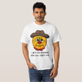 Schroffer Cowboy Grumpey T-Shirt (Vorne ganz)