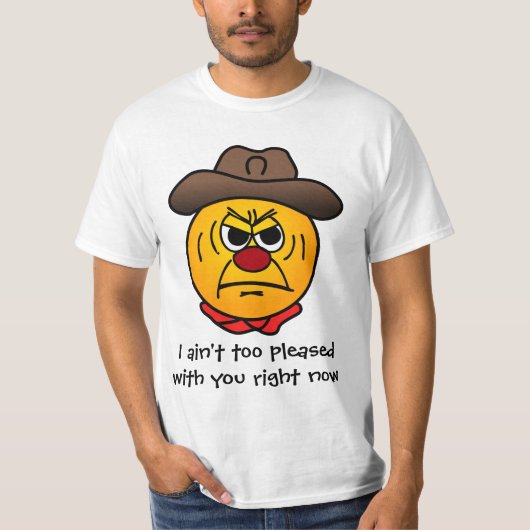 Schroffer Cowboy Grumpey T-Shirt (Vorderseite)