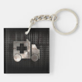 Schroffer Krankenwagen Schlüsselanhänger (Rückseite)