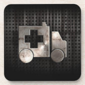 Schroffer Krankenwagen Untersetzer (Vorderseite)