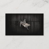 Schroffer Stier-Reiter Visitenkarte (Rückseite)