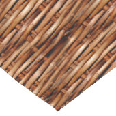 Schroffer Weidenkorb-Blick Kurzer Tischläufer (Ecke)