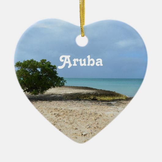 Schroffes Aruba Keramikornament (Vorne)