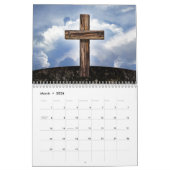 Schroffes Kreuz mit Himmel Kalender (Mär 2026)