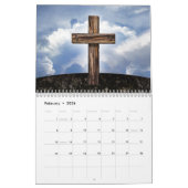 Schroffes Kreuz mit Himmel Kalender (Feb 2026)