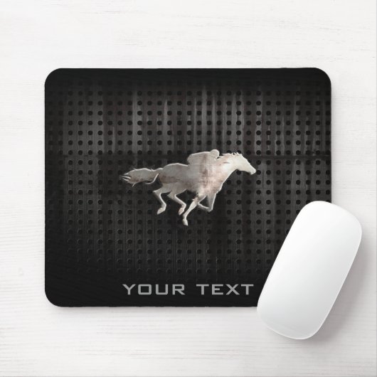 Schroffes Pferderennen Mousepad (Mit Mouse)