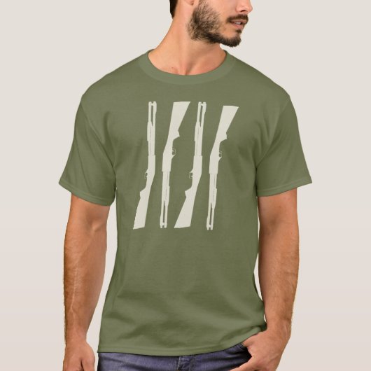 Schrotflinte 12GA = Splattered Melone T-Shirt (Vorderseite)