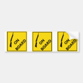 Schrotflinte an Bord Autoaufkleber (Vorne)