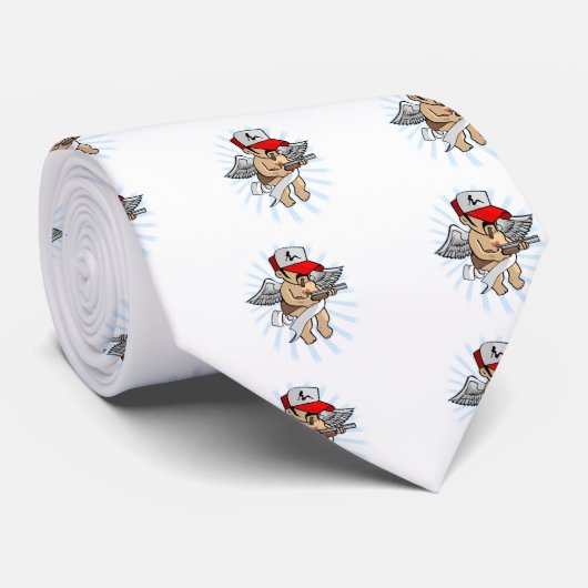 Schrotflinte-Hochzeit Krawatte (Gerollt)