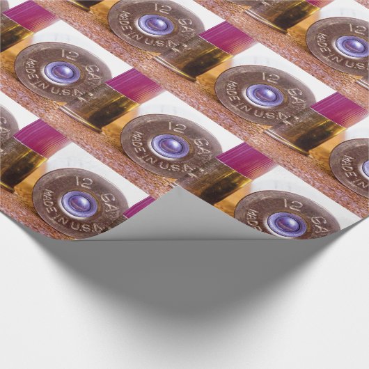 Schrotflinte-Muschel Geschenkpapier (Ecke)