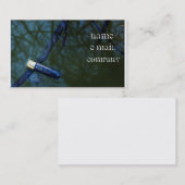 Schrotflinte-Muschel Visitenkarte (Vorne/Hinten)