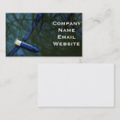 Schrotflinte-Muschel Visitenkarte (Vorne/Hinten)