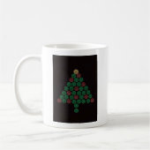 Schrotflinte-Muschel-Weihnachtsbaum Kaffeetasse (Links)