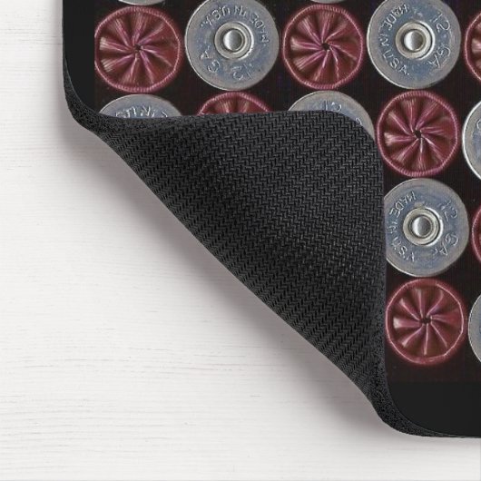 Schrotflinte-Muscheln Mousepad (Ecke)